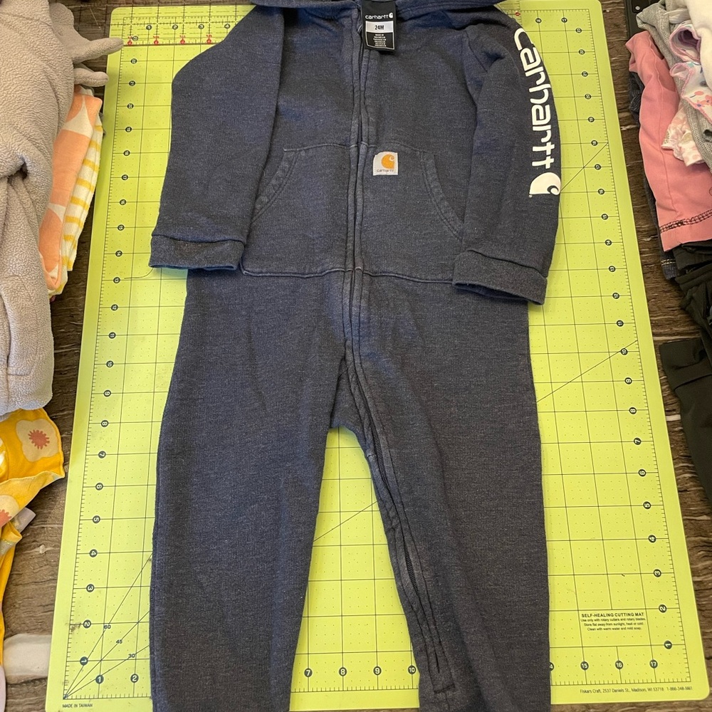 Carhartt Dark Blue Hooded Coverall